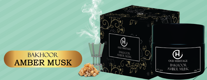 OUD HERITAGE BAKHOOR AMBER MUSK 75 GM