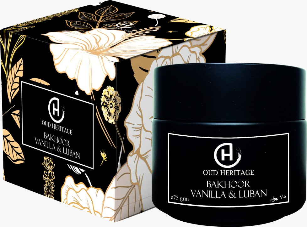 OUD HERITAGE BAKHOOR VANILLA & LUBAN 75 GM