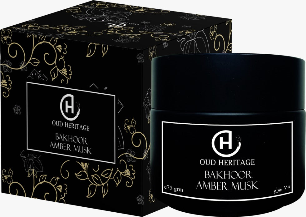 OUD HERITAGE BAKHOOR AMBER MUSK 75 GM