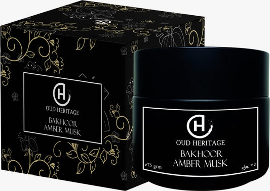 OUD HERITAGE BAKHOOR AMBER MUSK 75 GM